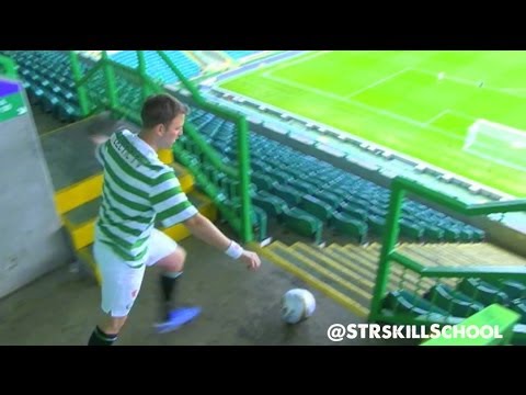 Extreme cross bar challenge - STR Unseen -  Celtic park trick shot