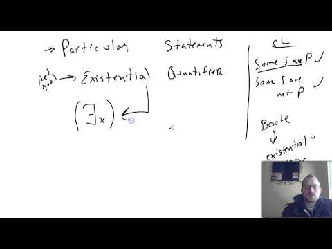 8.1  Predicate Logic:  Symbols & Translation