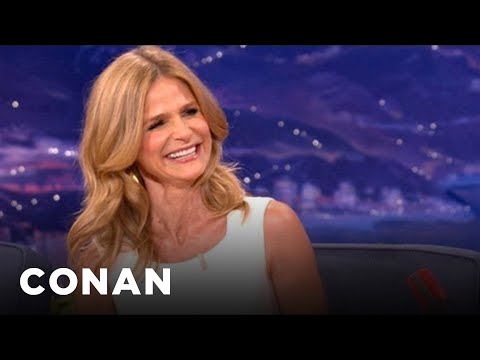 Kyra Sedgwick Reveals How Kevin Bacon Asked Her Out - CONAN on TBS