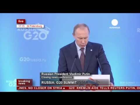 Putin's speech at G20 closing press conference (recorded live feed)