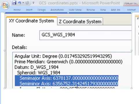 Geographic Coordinate System (GCS)