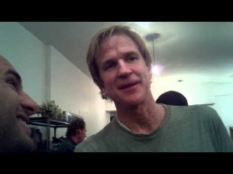 CJ Interviewing Matthew Modine for NYC Velo's 