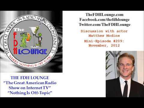 Mini Episode #209 - November 2012 - Matthew Modine