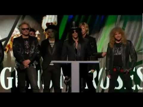 Guns N' Roses - Introductory Speech - Rock And Roll Hall Of Fame 2012 [HD]