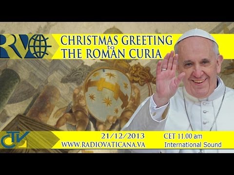 Christmas Greetings to the Cardinals and the Roman Curia - Auguri natalizi alla Curia Romana