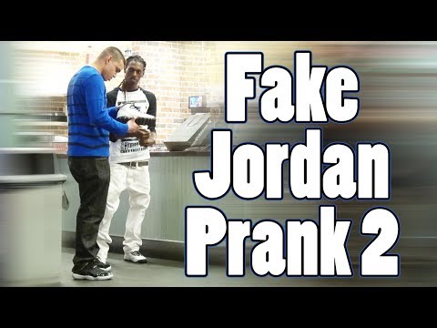 Fake Jordan Prank 2