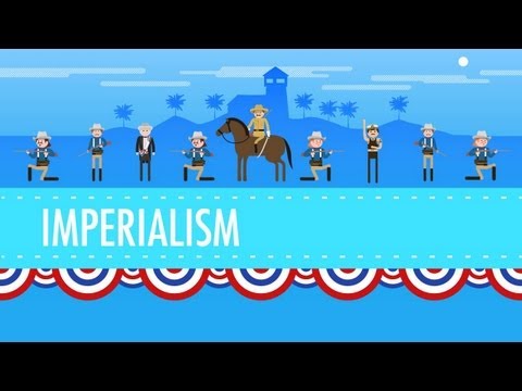 In which John Green teaches you about Imperialism. In the late 19th century, the great powers of Europe were running around the world obtaining colonial possessions, especially in Africa and Asia. The United States, which as a young country was especially suceptible to peer pressure, followed along and snapped up some colonies of its own. The US saw that Spain\'s hold on its empire was weak, and like some kind of expansionist predator, it jumped into the Cuban War for Independence and turned it into the Spanish-Cuban-Phillipino-American War, which usually just gets called the Spanish-American War. John will tell you how America turned this war into colonial possessions like Puerto Rico, The Philippines, and almost even got to keep Cuba. The US was busy in the Pacific as well, wresting control of Hawaii from the Hawaiians. All this and more in a globe-trotting, oppressing episode of Crash Course US History.

Our Subbable Dooblydoo message today is from James Williams. He writes, \