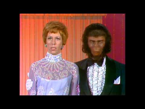 The Carol Burnett Show with Roddy McDowall wearing Planet of the Apes Makeup