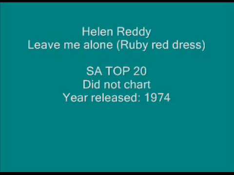 Helen Reddy -  Leave me alone (Ruby red dress).wmv