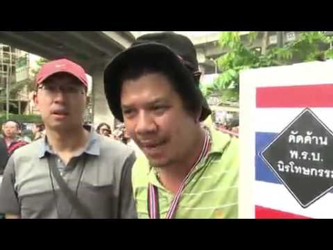 Protests in Thailand as senate debates amnesty bil