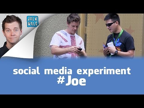 Social Media Experiment #JOE