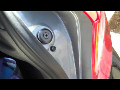 How to install or replace LED emblem on 2012 Hyundai Accent Hatch, I25