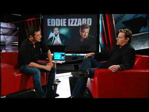 Eddie Izzard on The Hour With George Stroumboulopoulos (4.13.2010) (Part 2/2)