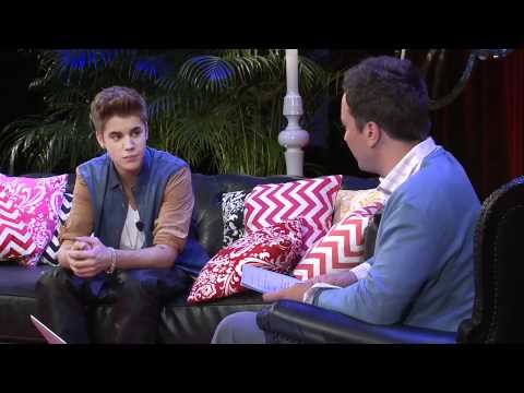 Justin Bieber's Youtube Interview with Jimmy Fallon - 21 June 2012 (HD) Full