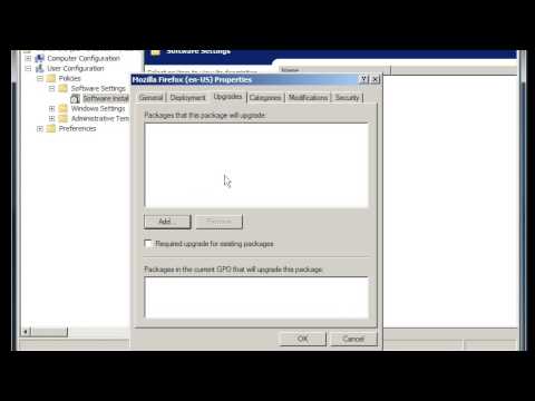 Windows Server 2008: install software through Active Directory's group policy