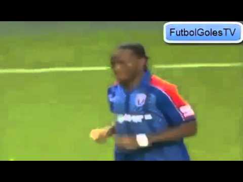 Gol de Drogba a pase de Gio Moreno para el Shanghai Shenhua