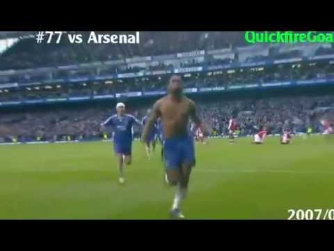 Didier Drogba's 150 Chelsea Goals 2008 2012