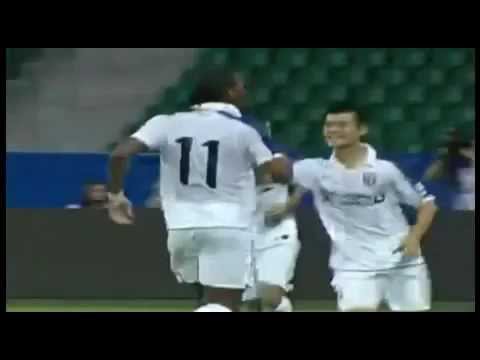 DIDIER DROGBA Individual Debut Highlights Guangzhou R and F vs Shanghai Shenhua 1 1 22/07/2012