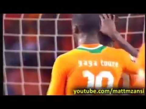 Didier Drogba Penalty MISS - AFCON 2012 Final - Zambia vs Ivory Coast