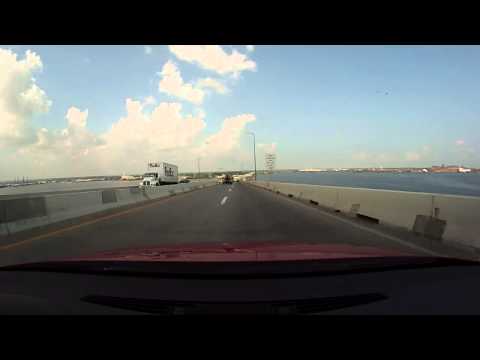 Crossing the Francis Scott Key Bridge in Baltimore Maryland on August 29th 2013