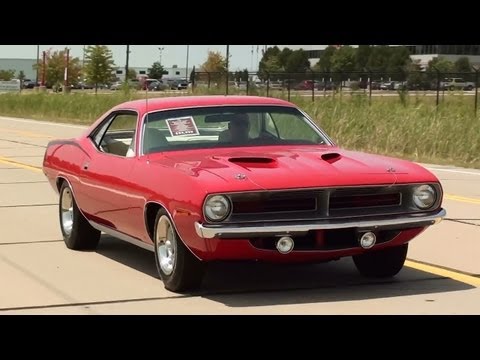 Test Driving 1970 Plymouth Cuda 440 Six Pack Pistol Grip Four Speed