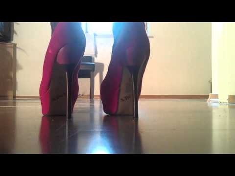 clean up the floor and walk in 6 inch high heels and skirt Coco Heel