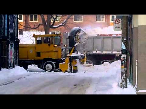 Massive Snowblowers to clean up Mess