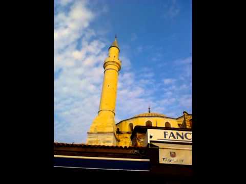 Muslim prayer from minaret