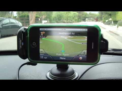 Magellan GPS Navigation Premium Car Kit Pre-Release In-Car / On-Road Review (iPhone or iPod Touch)