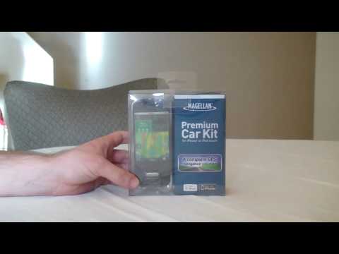 Magellan GPS Navigation Premium Car Kit (iPhone 3G/3GS or iPod Touch 2G) Pre-Release Unboxing