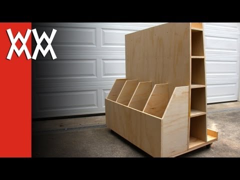 Build a lumber storage cart