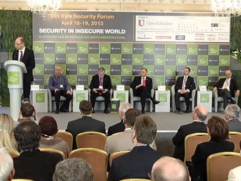 6th Kyiv Security Forum  Welcome remarks - Arseniy Yatsenyuk