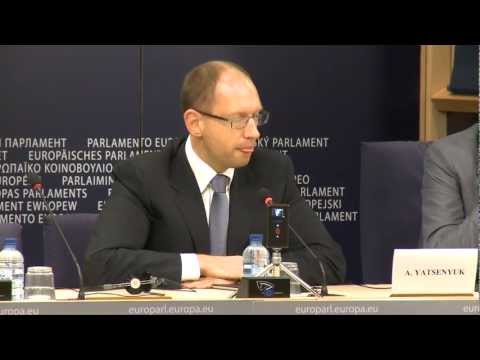 [Broadcast HD] Guy Verhofstadt receives Ukrainian opposition leader Arseniy Yatsenyuk