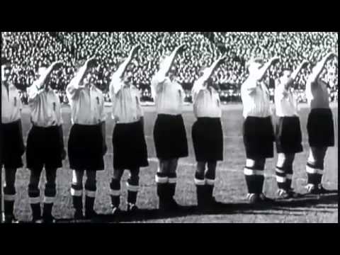 English players ordered to give the Nazi salute for German Anthem - Unseen!