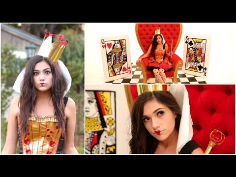 DIY Tim Burton's Queen of Hearts Costume + Makeup!