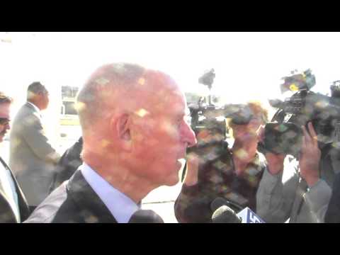 LAX Shooting Video: Gov Jerry Brown Interview