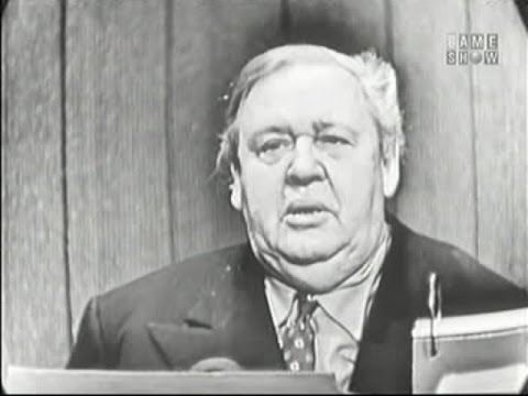 What's My Line? - Charles Laughton; Burgess Meredith [panel] (Nov 25, 1956)