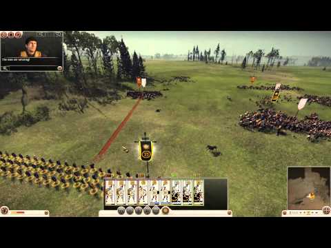 Let's Play Total War ROME II : Macedon vs Rome (skirmish) Official CA gameplay