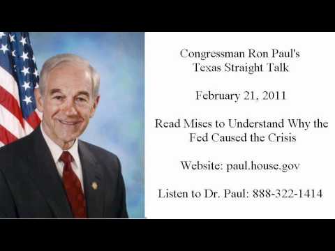 Ron Paul's Texas Straight Talk 2/21/11: Central Economic Planning at its Worst