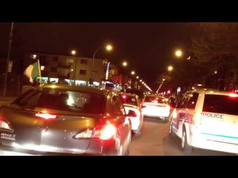 Algérie vs Burkina Faso Cortège Montréal 19 Nov 2013 (1)