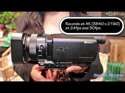 CES 2014 | Sony FDR-AX100 4K Camcorder Review | Ultra HD | Handycam FDR-AX100/B