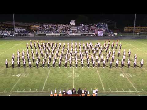 Kenton Ridge Marching Cougar Band at the 2012 Graham Band Show