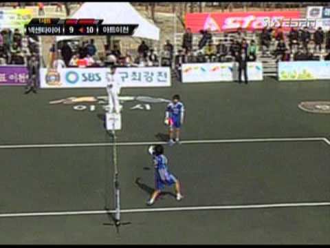 KOREA Sports 2011 sbs jokgu nexentire(넥센타이어) vs art icheon(아트이천)