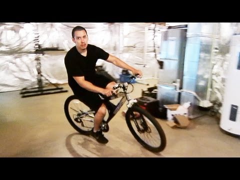 BASEMENT BICYCLING!!! -July 30, 2013- MattnKayleigh Vlog