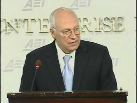 (Part 2/4) Dick Cheney's Bush-Era National Security Speech at AEI (American Enterprise Institute)