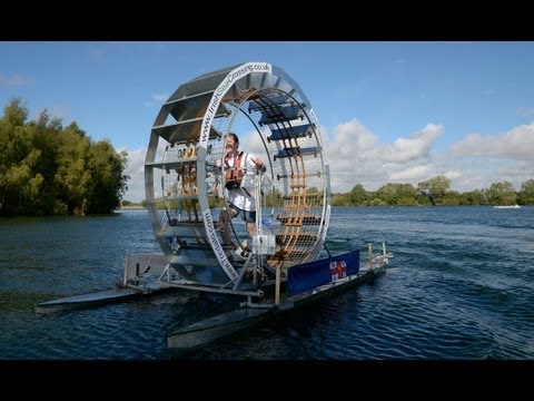 The Human Hamster Wheel: Chris Todd To Cross The Irish Sea Using A 'Tredalo'