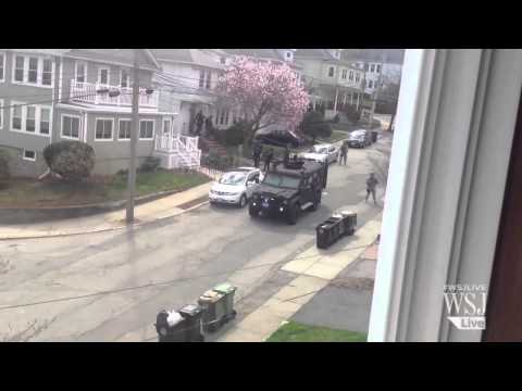 Police and FBI Comb Watertown for Bombing Suspect