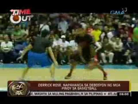 PH NEWS : Derrick Rose sa Manila 2013