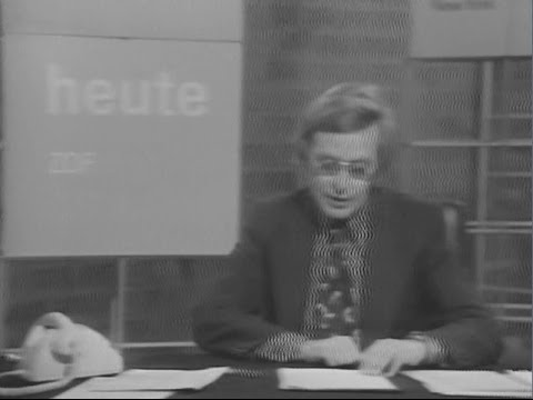 Sehr alte ZDF heute Nachrichten aus Februar 1974