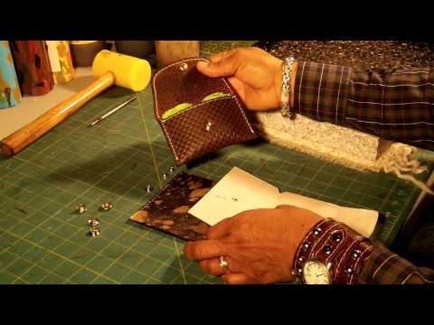 How To Make a  Leather Coin Purse